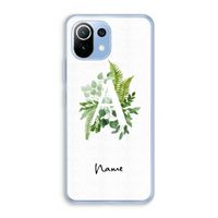 Green Brush: Xiaomi Mi 11 Lite Transparant Hoesje