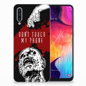 Samsung Galaxy A50 Silicone-hoesje Zombie Blood