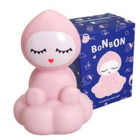 LuckyBoySunday nachtlamp Bonbon junior 10,5 cm PVC lichtroze - thumbnail