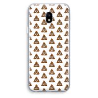 Poop emoji: Samsung Galaxy J3 (2017) Transparant Hoesje