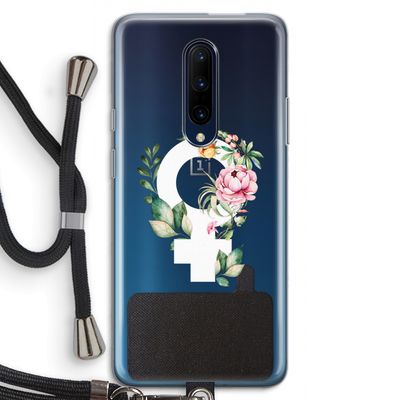 Venus: OnePlus 7 Pro Transparant Hoesje met koord