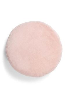Essenza Essenza Mads Furry cushion Rose 45 cm round