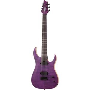 Schecter John Browne TAO-7 elektrische gitaar Satin Trans Purple