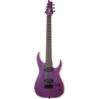 Schecter John Browne TAO-7 elektrische gitaar Satin Trans Purple - thumbnail