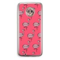 Flamingo: Motorola Moto G6 Transparant Hoesje