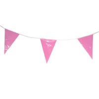 Folat BV Babyroze vlaggenlijn, 10mtr.
