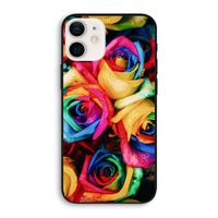 Neon bloemen: iPhone 12 Biologisch afbreekbaar hoesje