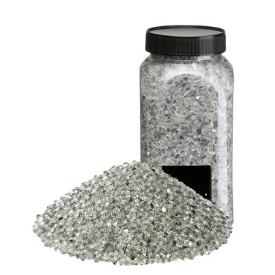 Rayher decoratie stenen / granulaat - 5x - 650 ml - 1-2 mm - spiegel glas