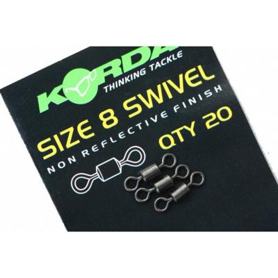 Korda Korda Swivels Size 8 - 20 pcs