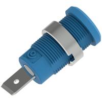 Electro PJP 3266-C-CD1-BL Veiligheids-labconnector, female Stift-Ø: 4 mm Blauw 1 stuk(s) - thumbnail