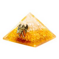 Orgonite Piramide Citrien  - Engel - (40 mm) - thumbnail