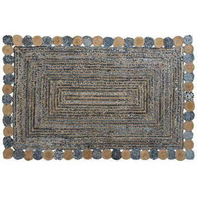 Tapijt DKD Home Decor Blauw Multicolour Indiaas (200 x 290 x 1 cm)