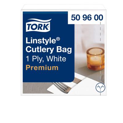 Pochette Tork Linstyle Premium 1-laags 390x390mm wit 509608