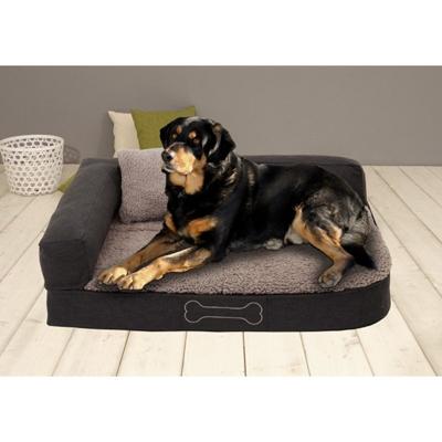 Sun Garden pallina orthopedisch hondenkussen 80x60x25cm antraciet/grijs