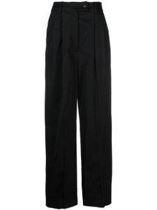 Loulou Studio pantalon ample à taille haute - Noir