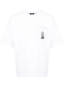 Undercover x Eastpak t-shirt à poche plaquée - Blanc