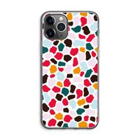Colored Giraffe: iPhone 11 Pro Max Transparant Hoesje