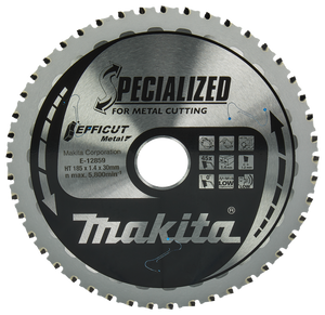 Makita Accessoires Cirkelzaagblad Staal | Efficut 185x30x1,4 45T 0g - E-12859 E-12859