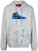 Mostly Heard Rarely Seen 8-Bit hoodie Marina Blue à manches longues - Gris - thumbnail