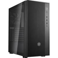 SilverStone fara r1 v2 midi tower behuizing (zwart | 3x usb-a | tempered glass)