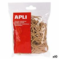Elastische banden Apli Bruin 100 x 2 mm 1 kg (10 Stuks)