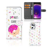 OPPO Find X5 Pro Book Cover Donut Roze - thumbnail