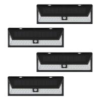 4 x Buitenlamp Zonne energie Solys L Solar Sensor Wandlamp Buiten Set - thumbnail