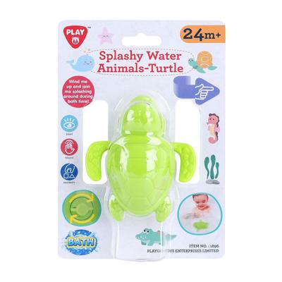 Play spetterend waterdier badspeeltje schildpad