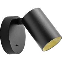 Deko Light Can Tilt rund, 1x 7,5 W GU10, Schwarz 341334 Wandopbouwarmatuur GU10 7.5 W Zwart
