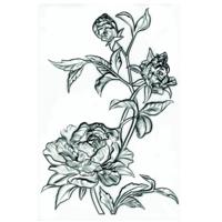 Sizzix • tim holtz 3-d texture fades embossing folder mini roses