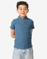 HEMA Kinder T-shirt Wafel Donkerblauw (donkerblauw)