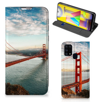 Samsung Galaxy M31 Book Cover Golden Gate Bridge