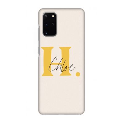 Amber Script: Volledig geprint Samsung Galaxy S20 Plus Hoesje