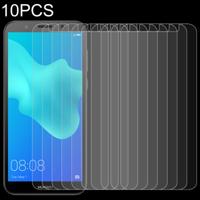 10 stuks 0.26 mm 9u 2.5 D getemperd glas film voor Huawei Y5 Prime (2018)