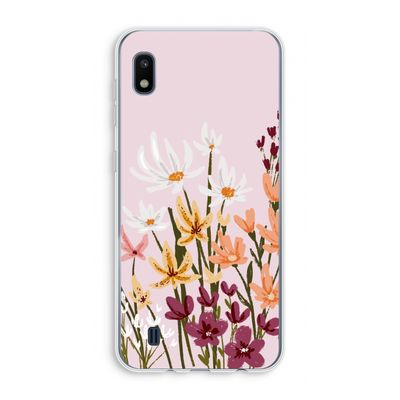 Painted wildflowers: Samsung Galaxy A10 Transparant Hoesje