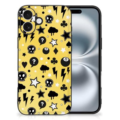 Telefoonhoesje iPhone 16 Punk Geel Telefoonhoesje iPhone 16 Punk Geel
