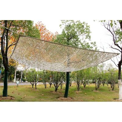 Rechthoekige schaduwluifel Faura Wit Grijs 3 x 4 m Omkeerbaar Camouflage