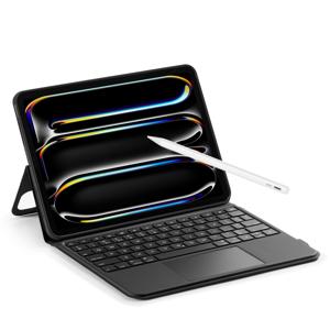 iPad Pro 13ʺ (2024) Ascend Keyboard Case Pencil Bundle - UK Layout-Black