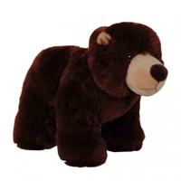 Sandy bruine beer knuffel - pluche - 35 cm - dieren knuffels