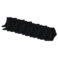 Tommy Hilfiger 12-pack sneaker sokken - zwart