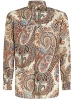 ETRO chemise en coton à imprimé cachemire - Tons neutres