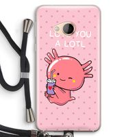 Love You A Lotl: HTC U Play Transparant Hoesje met koord