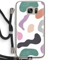Memphis Shapes: Samsung Galaxy S7 Transparant Hoesje met koord
