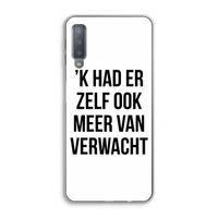 Meer verwacht: Samsung Galaxy A7 (2018) Transparant Hoesje