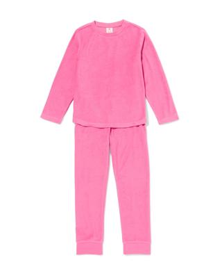 051 Kinderpyjama Badstof Roze (roze)