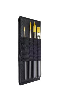 Penselenset zahn travel buddy 4-delig