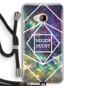 Negenduust ruimte: HTC U Play Transparant Hoesje met koord