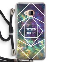 Negenduust ruimte: HTC U Play Transparant Hoesje met koord