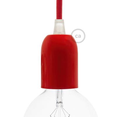 Zwarte drop cap E27 fitting modern