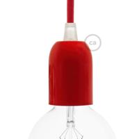 Zwarte drop cap E27 fitting modern